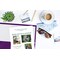 Better Office Products 2 Pocket Glossy Laminated Paper Folders Portfolio Letter Size, Purple, 25PK 80184 - alternate 5
